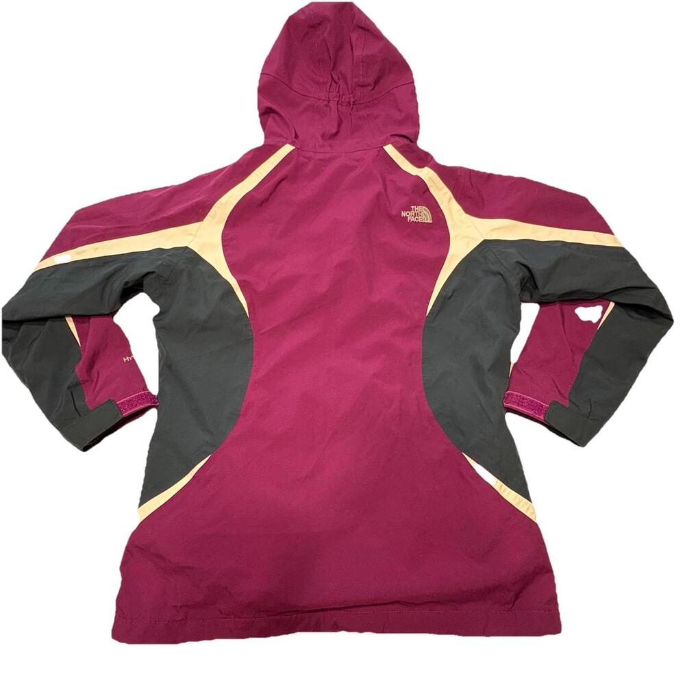 The North Face Girl's Sz XL 18 Purple 2-in-1 Fleece Lined Rain Snow Jacket EUC - Picture 2 of 15